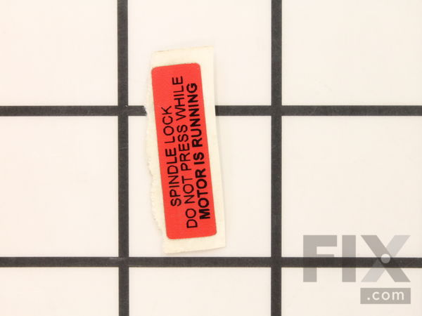 10111659-1-M-Porter Cable-885833-Caution Lab-Spin LCK