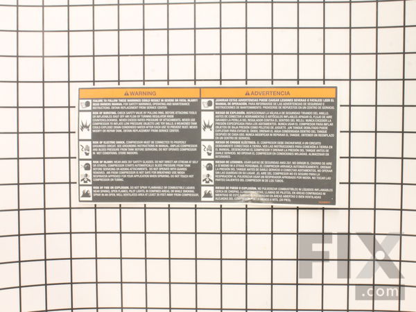 10116456-1-M-Porter Cable-N008805-LABEL WARNING PORT E