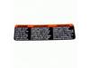 Fence Label – Part Number: 10-20-9115