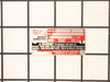 Nameplate Blank – Part Number: 12-99-0225