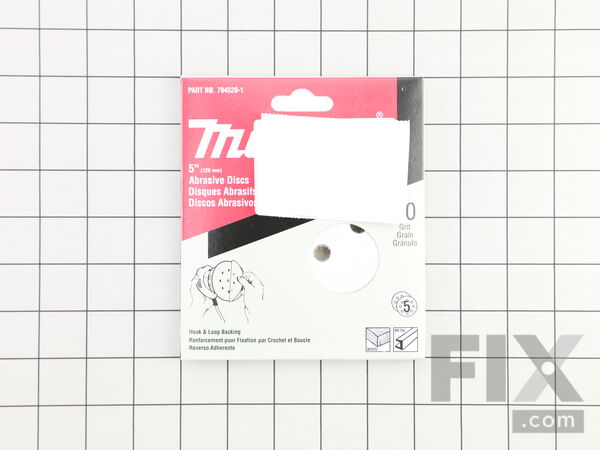 10154331-1-M-Makita-794520-1-3-pack Hook And Loop 120-grit