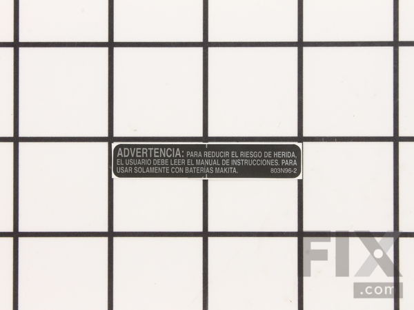 10154360-1-M-Makita-803N96-2-Caution Label, Xph07