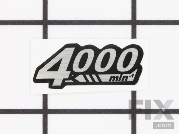 10154385-1-M-Makita-808575-1-4000Rpm Indication Label