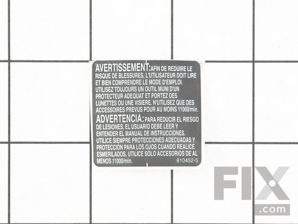 10154437-1-M-Makita-810452-5-Caution Label