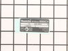 Name Plate 9565CV – Part Number: 852401-6
