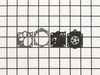 10155985-2-S-Makita-957-151-180-Set Diaphragm/gaskets