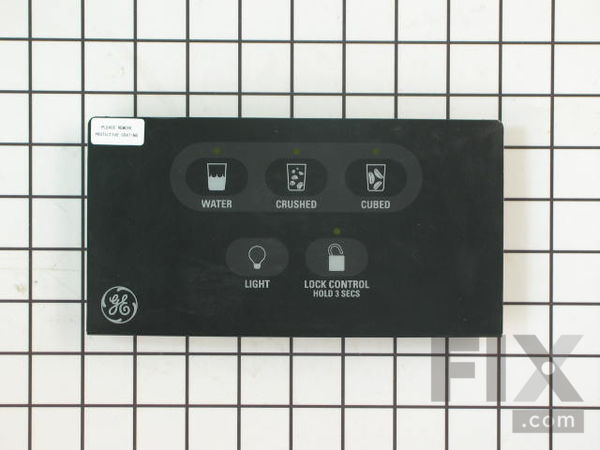 1016064-1-M-GE-WR55X10444        -Recess Display - 4-Button - Black