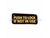 Label,Warning – Part Number: 382816-00