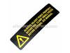 Label, Caution – Part Number: 395257-00