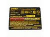 10181385-1-S-DeWALT-610976-00-Name Plate