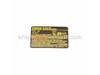 Name Plate – Part Number: 615626-00