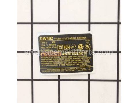 10181837-1-M-DeWALT-616790-00-Name Plate