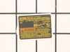 Nameplate – Part Number: 634676-00