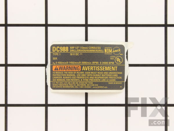 10183449-1-M-DeWALT-645166-00-Nameplate