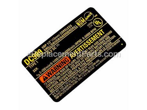 10183450-1-M-DeWALT-645167-00-Nameplate