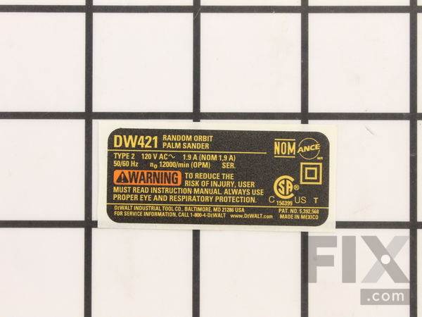 10183817-1-M-DeWALT-652281-00-Nameplate
