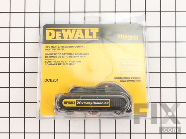 10186787-1-M-DeWALT-DCB201-20v Li-ion 1.5 Ah Power Tool B