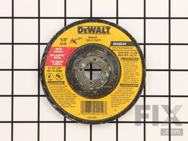 10186824-1-M-DeWALT-DW4419-Grinding Wheel - 4