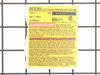 Nameplate – Part Number: N097018