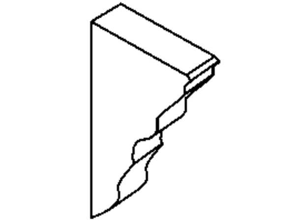 1019846-1-M-GE-WB35K10065        -INSULATION OVEN DOOR