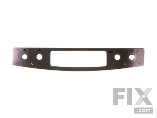 1020539-1-M-GE-WB27T10757        -Oven Control Overlay Assembly