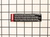 Label – Part Number: 27680.00