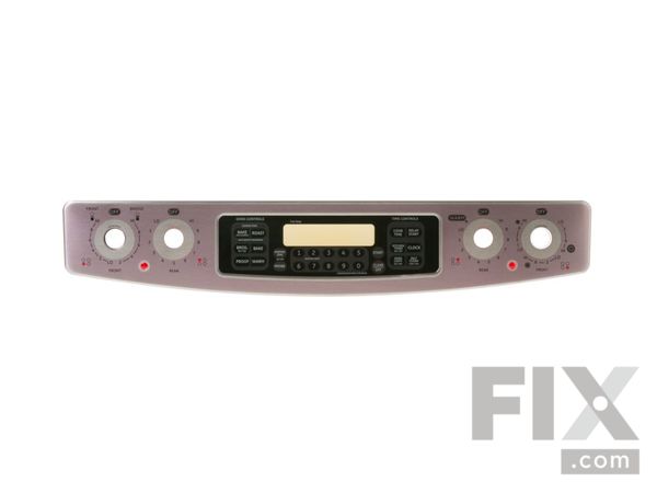 1021831-1-M-GE-WB27T10753        -Glass Control Panel with Touchpad - Stainless Steel