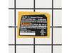 Data Label – Part Number: 940045027