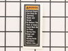 Label – Part Number: 980324-001
