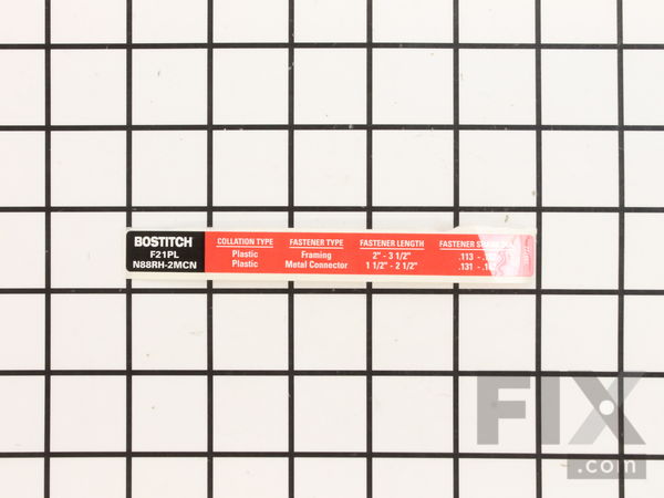 10246457-1-M-Bostitch-159722-Label,N88Rh-2Mcn Fastener Spec