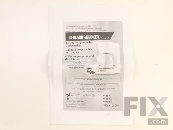 10255352-1-M-Black and Decker-OM-DLX1050W-Owners Manual
