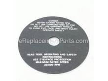 Backing Pad 5-1/2" – Part Number: 2050485083