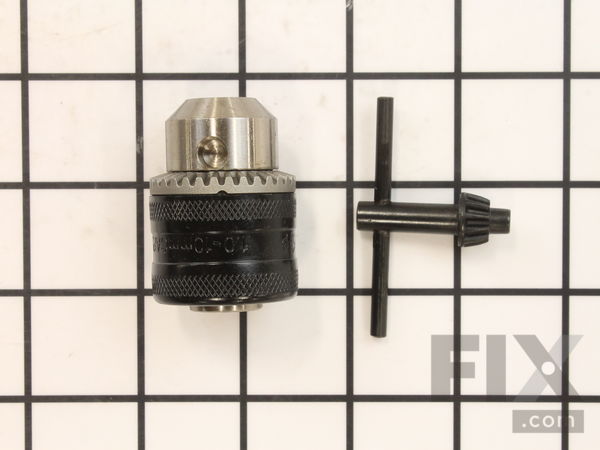 10297628-1-M-Chicago Pneumatic-40002-Chuck & Key 1-10 Cap 3/8 Unf