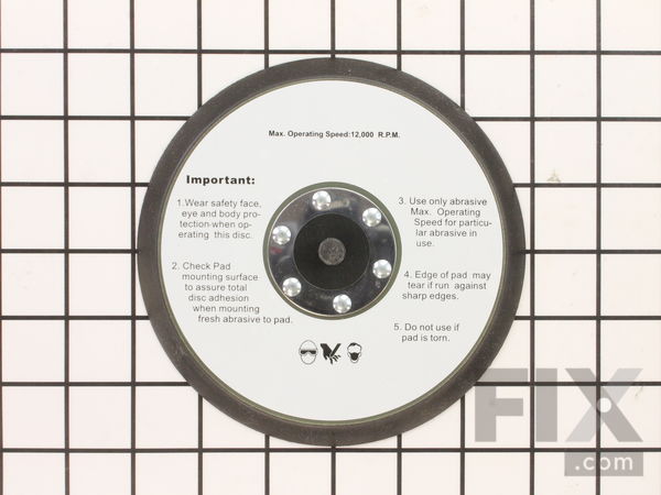 10298199-1-M-Chicago Pneumatic-8940158351-PSA Pad 6" (Not Shown)
