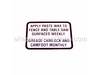Decal – Part Number: 1350079S