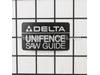 Label – Part Number: 422277540004