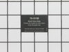 Spec-Label – Part Number: A28981S
