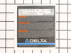 Label – Part Number: DPEC002336