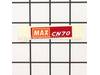 Cn70-Label – Part Number: CN34426
