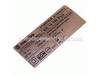 Rating Plate – Part Number: 338038290
