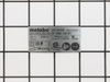 Label – Part Number: 338057770