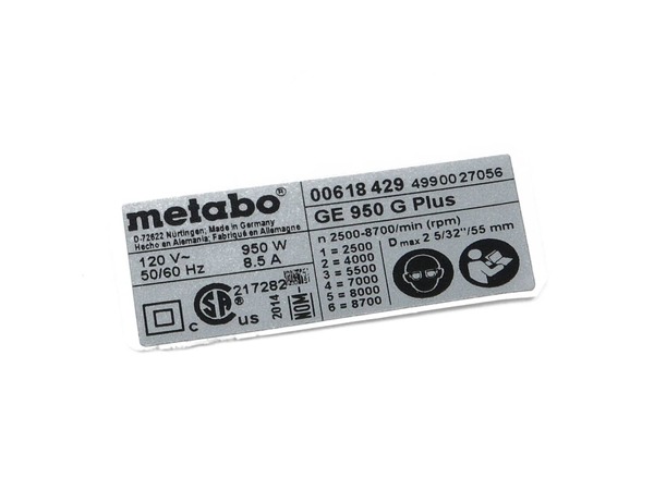 10416877-1-M-Metabo-338058280-Rating Plate