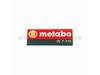Metabo Label – Part Number: 338114660
