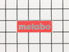 Metabo Label – Part Number: 338115510