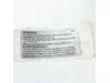 Indication Label – Part Number: 338117300