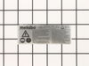 Indication Label – Part Number: 338117340