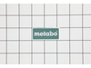 Metabo Label 99,tr1 – Part Number: 338122160