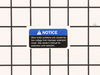 Label, Warning Most Motor..., 2 3/4 X 2 7/16 – Part Number: 155672