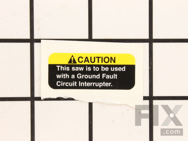 10421111-1-M-MK Diamond-155678-Label, Caution, Gfci, 1 X 2 1/