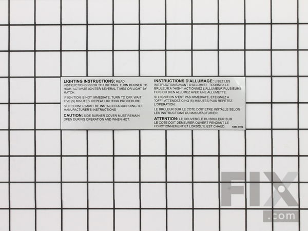 10425375-1-M-Napoleon-N385-0002-Sideburner Label